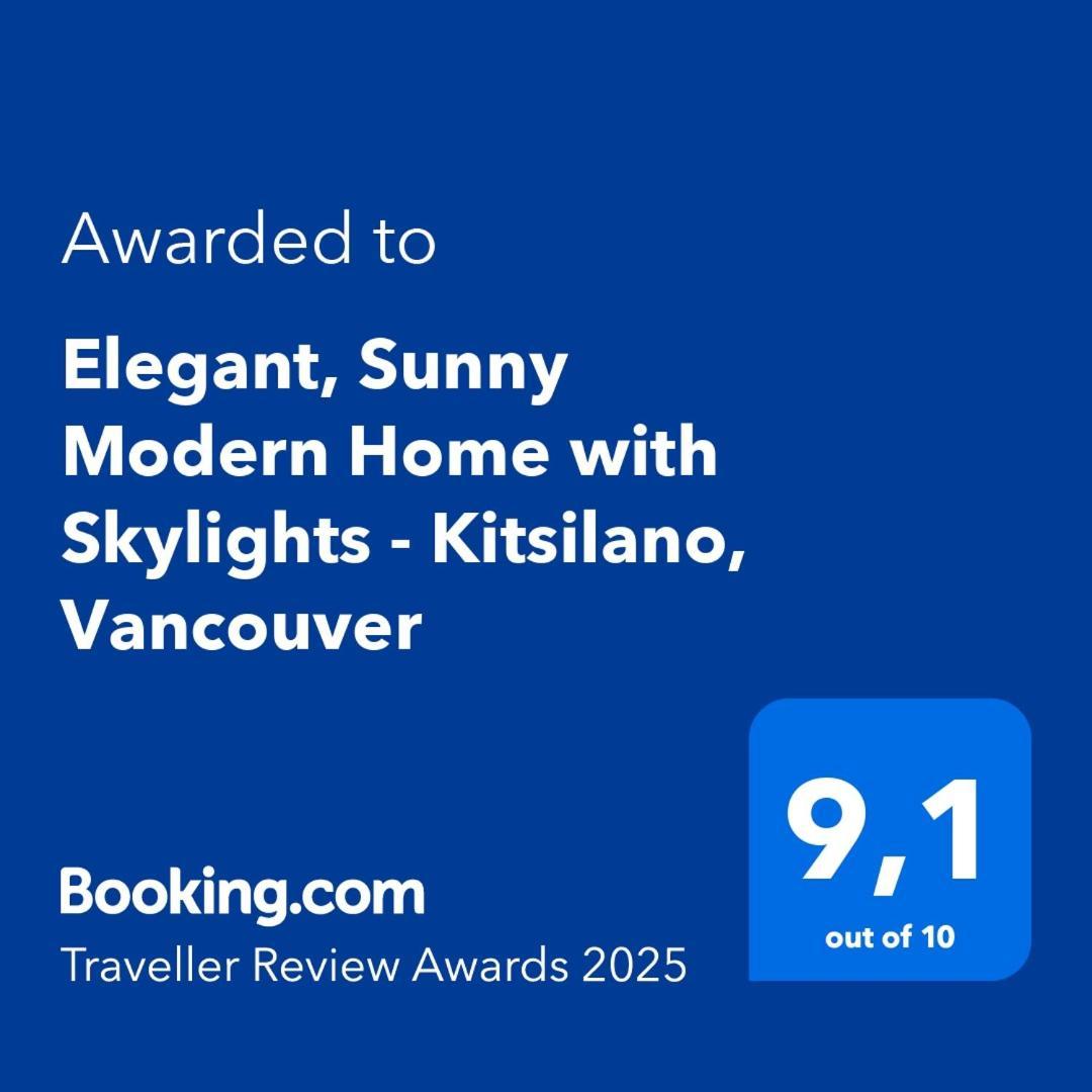 Elegant, Sunny Modern Home With Skylights - Kitsilano, Vancouver Exteriör bild